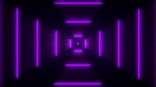 Vj Neon Laser Show Background. 4k