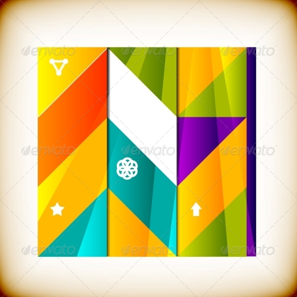 Modern Geometrical Abstract Background - Abstract Conceptual