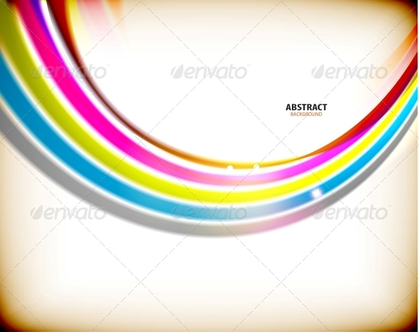 Rainbow Swirl Colorful Abstract Background - Abstract Conceptual