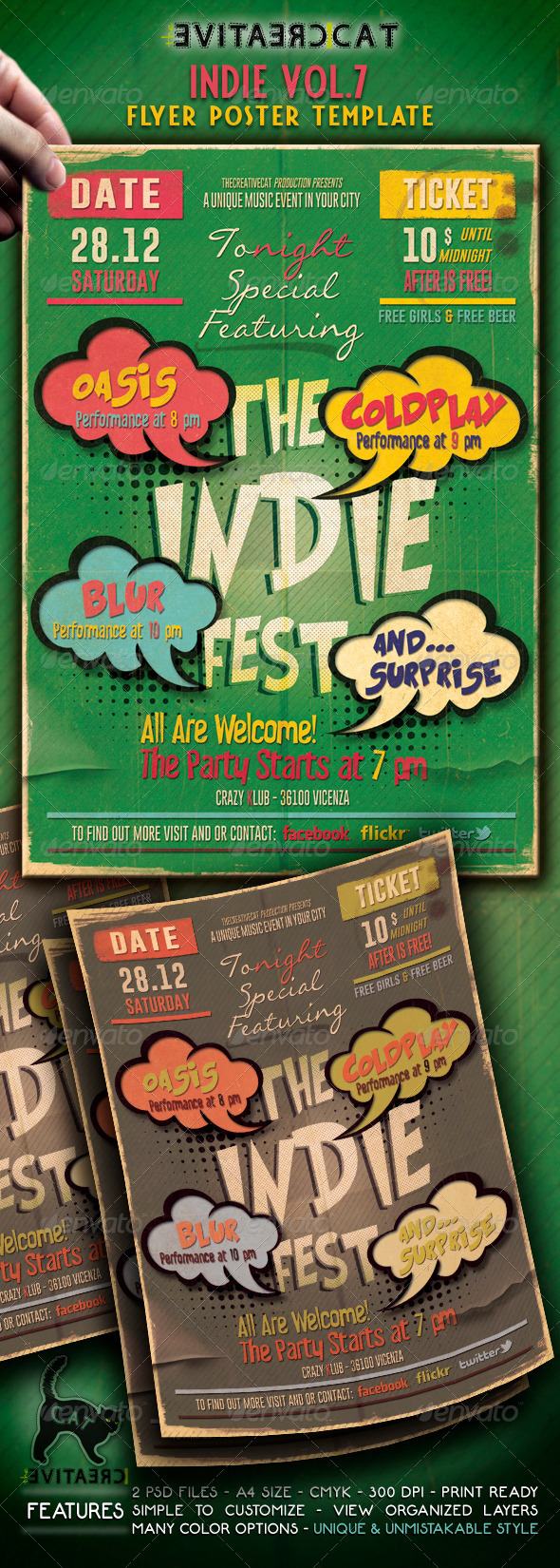 Indie Flyer/Poster Vol. 7 - Events Flyers
