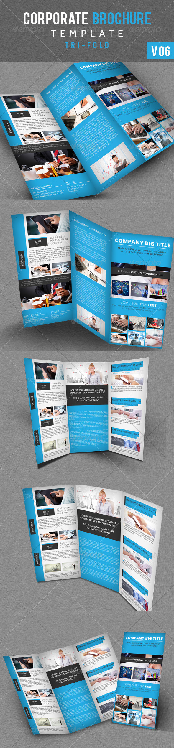 Corporate Tri fold Brochure V-06 - Corporate Brochures