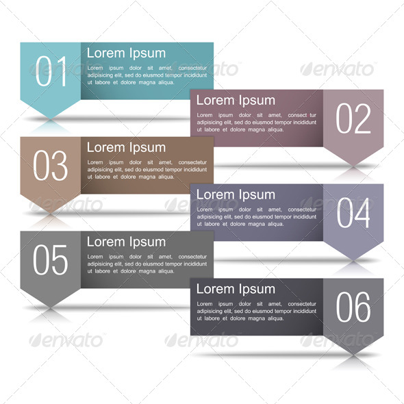 Infographics Design Elements - Web Elements Vectors