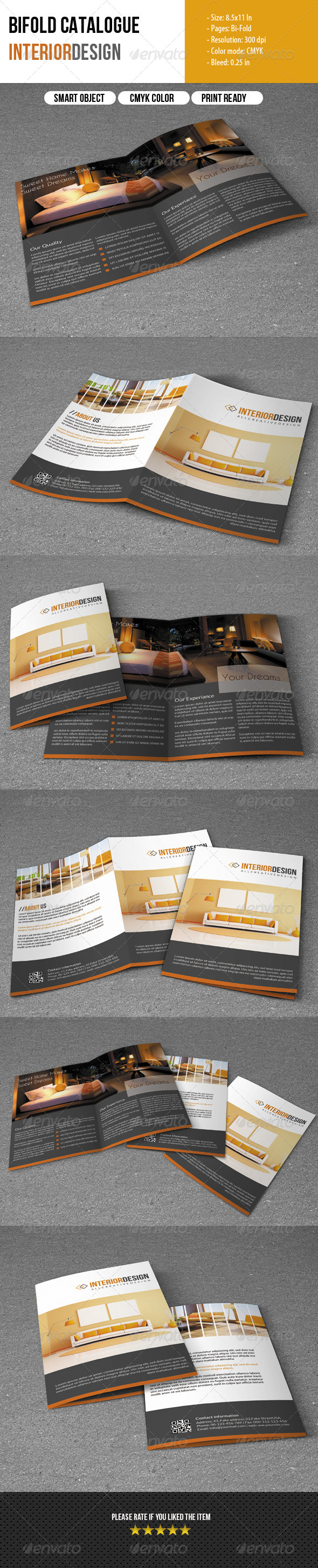 Bifold Brochure- Interior Design - Corporate Brochures
