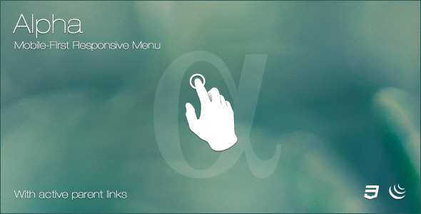 Alpha - Mobile-First Responsive Menu - CodeCanyon Item for Sale