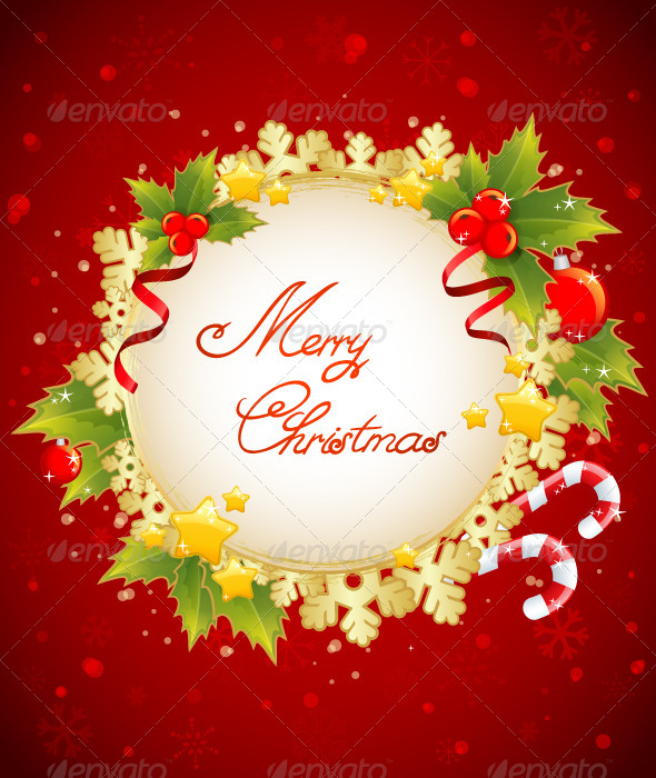 Christmas Decorative Celebration Card - Christmas Seasons/Holidays