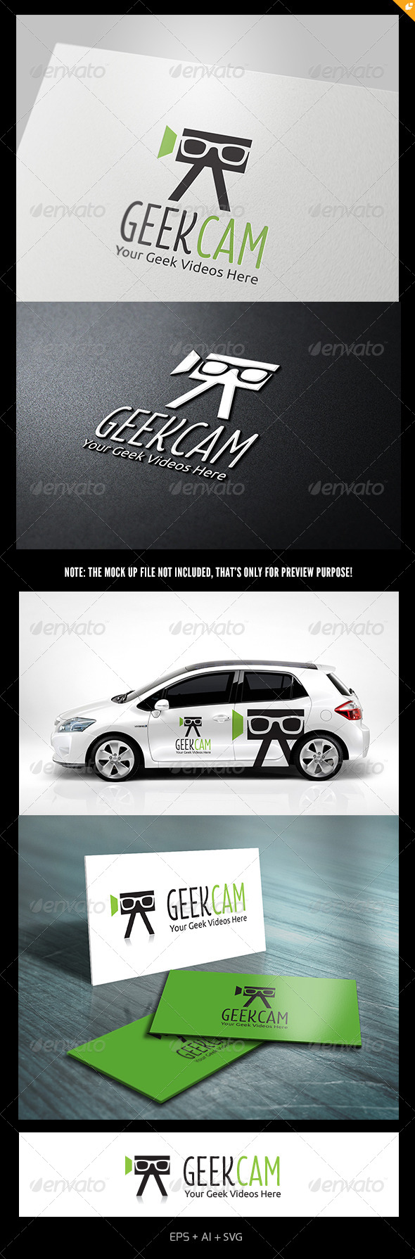 Geek Cam - Objects Logo Templates