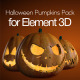 Halloween Pumpkins Pack for Element 3D - VideoHive Item for Sale
