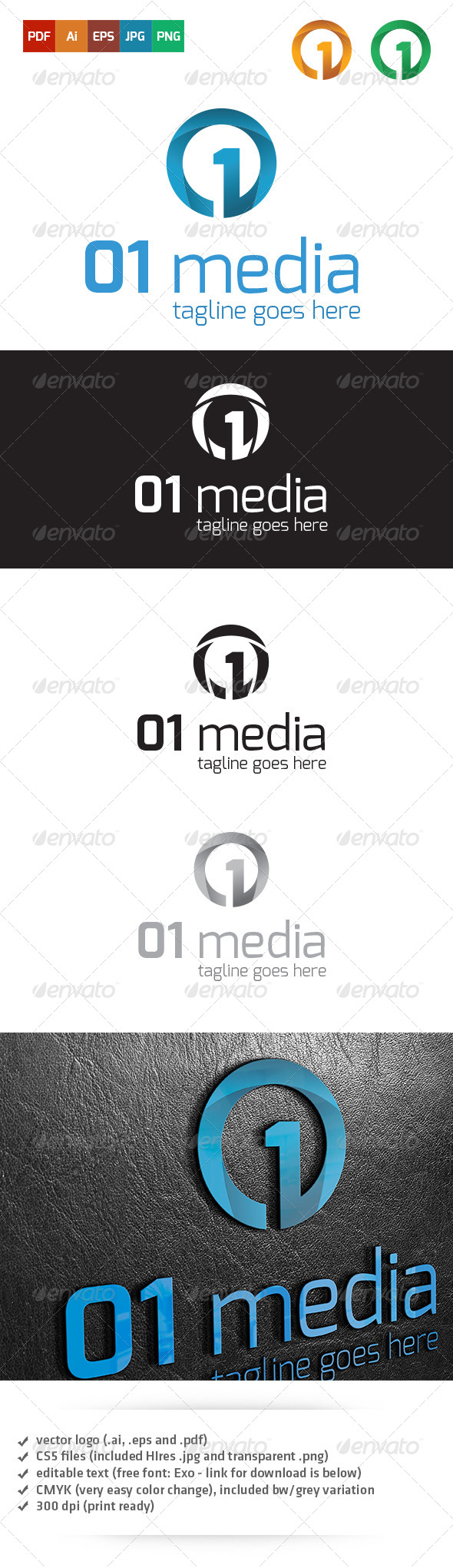 Media Logo Template - Abstract Logo Templates