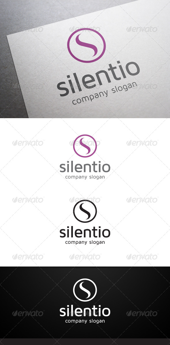 Silentio S Letter Logo - Letters Logo Templates