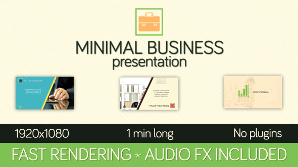 Minimal Business Presentation - VideoHive 5901501