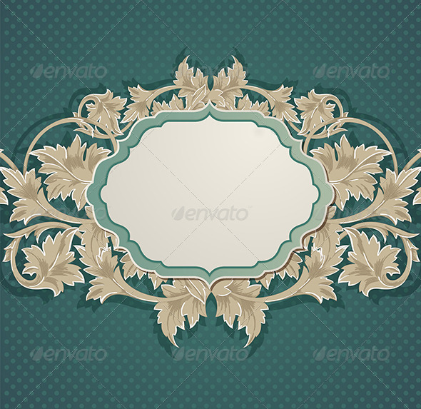 Green Vintage Background - Backgrounds Decorative