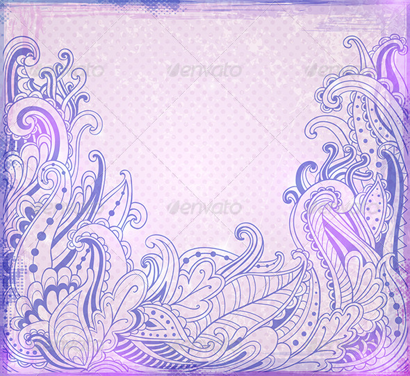 Abstract Violet Background - Backgrounds Decorative