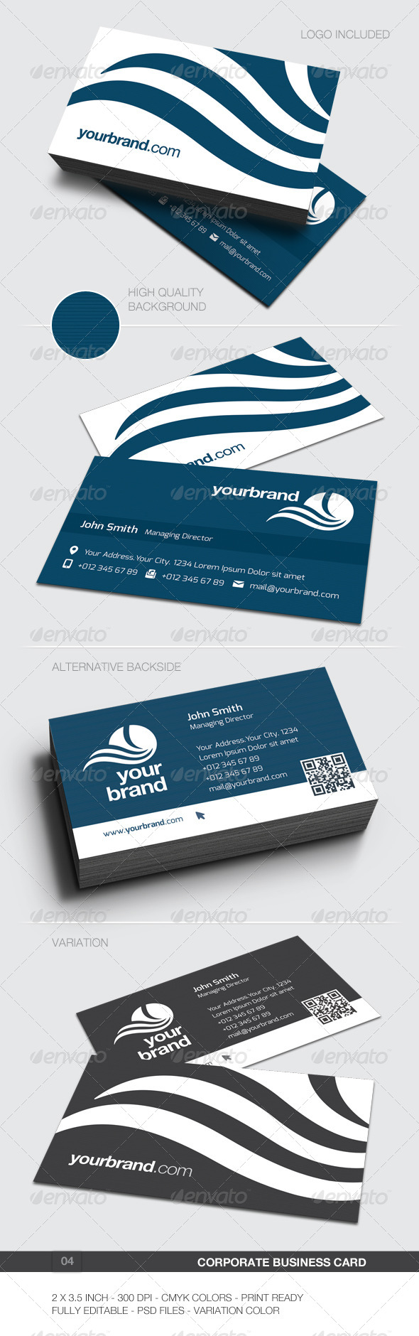 Corporate Business Card - 04 - Corporate Business Cards