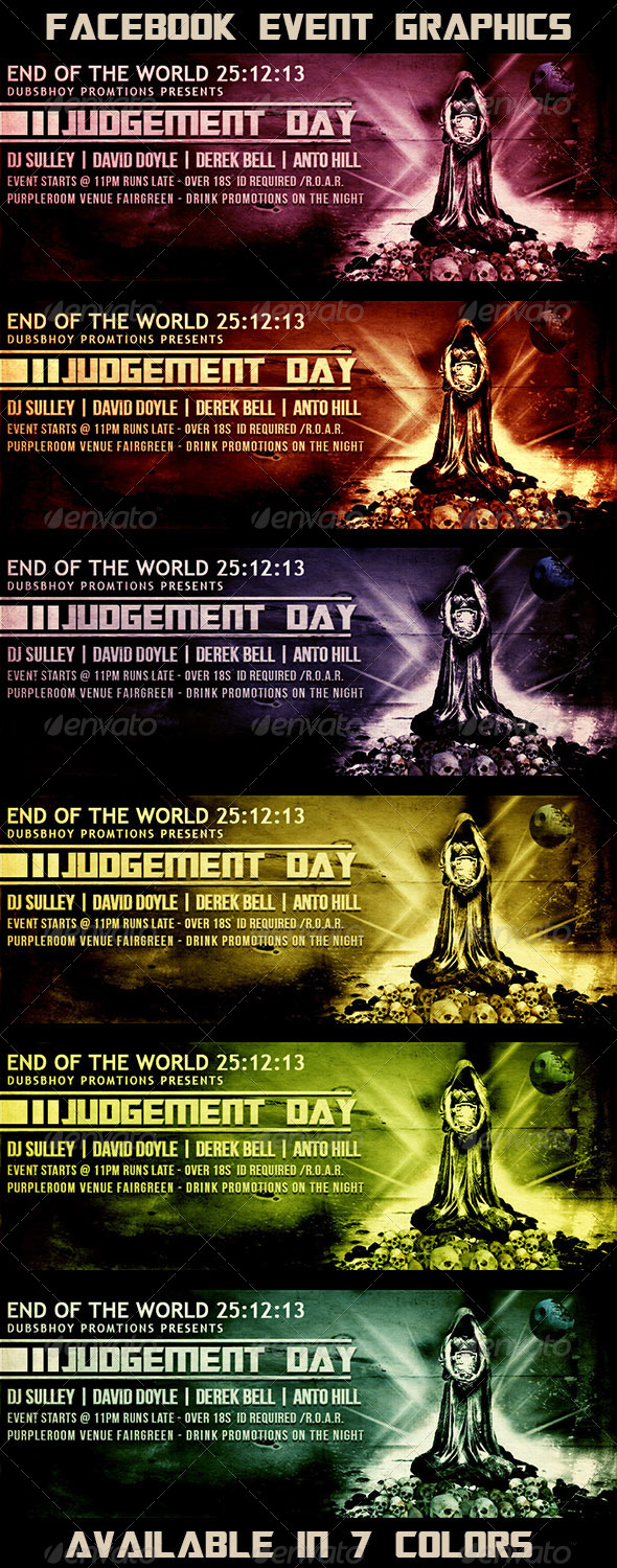 Judgement Day Facebook Event - Facebook Timeline Covers Social Media