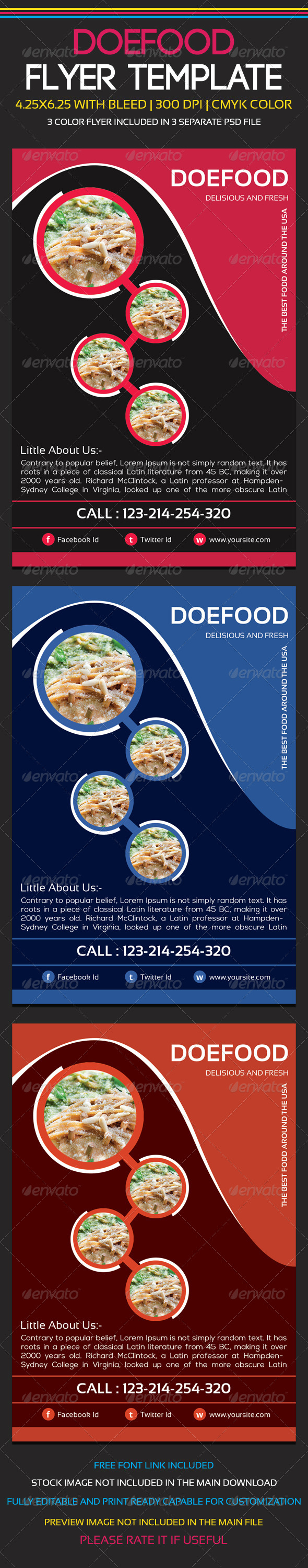 Food Flyer Template