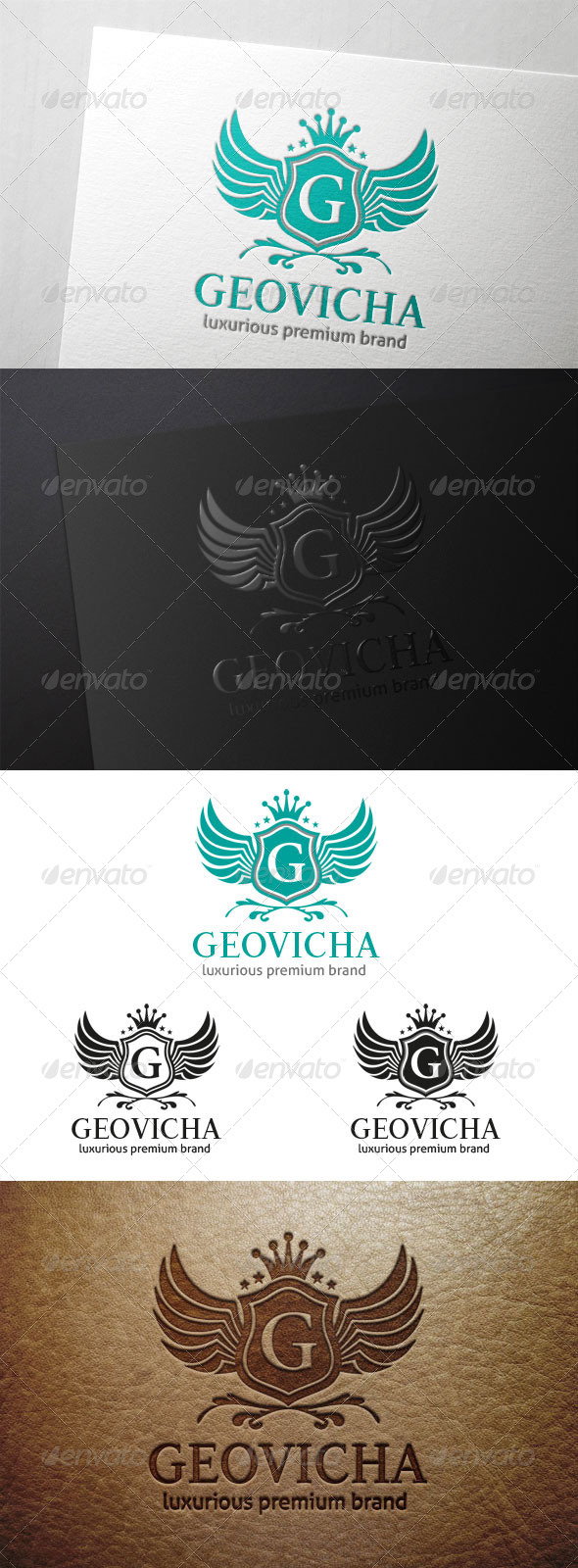 Geovicha Letter G Crest - Crests Logo Templates