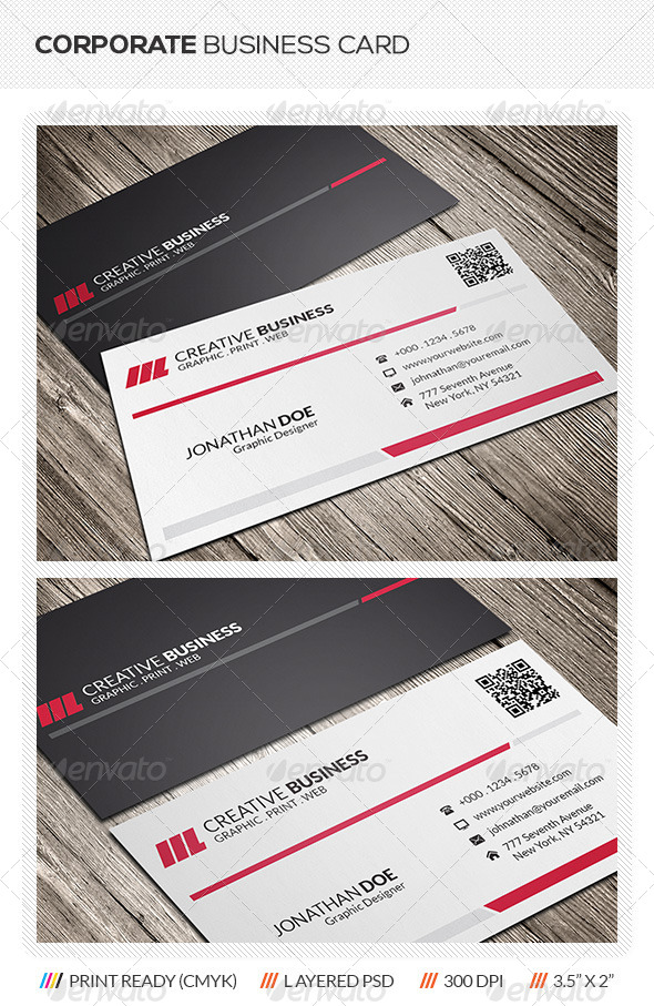 Corporate Business Card Design - Corporate Business Cards