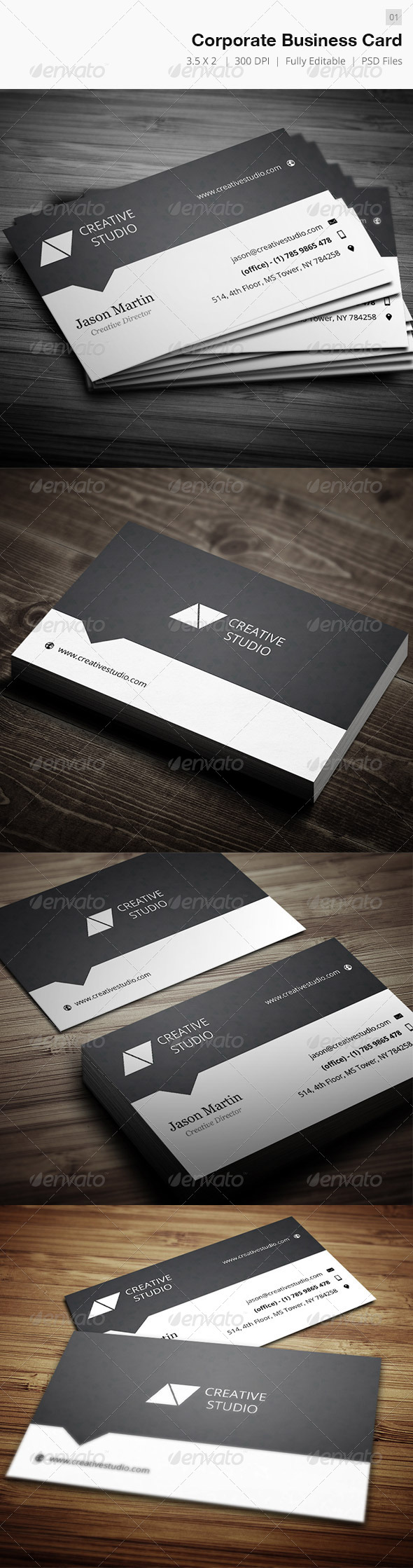 Corporate Business Card - 01 - Corporate Business Cards