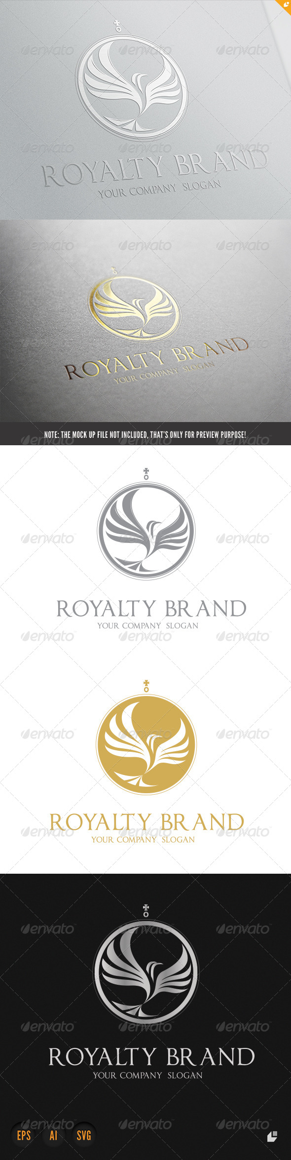 Royalty Brand - Crests Logo Templates