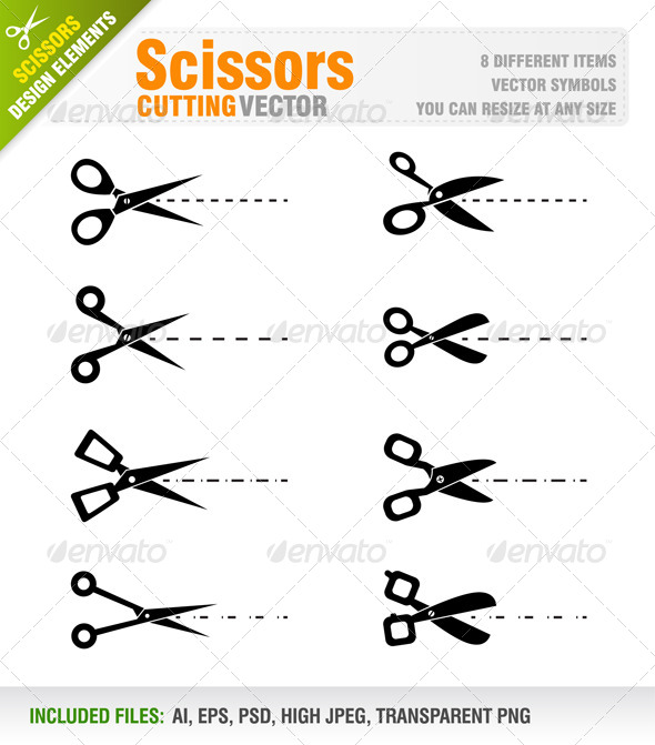 Scissors Vector Sticker by THP Creative - Pixels