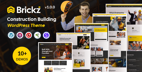 Brickz – Construction WordPress Theme