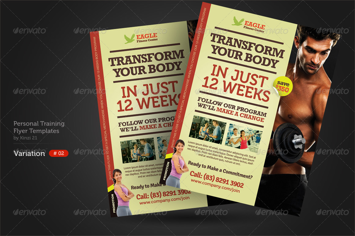 training flyers templates