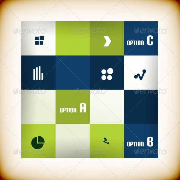 Modern Square Business Banner Design Template - Backgrounds Business