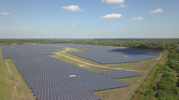 Solar Panels in Aerial View alt