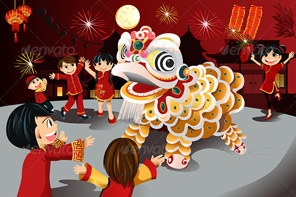Chinese New Year Celebration - Seasons/Holidays Conceptual