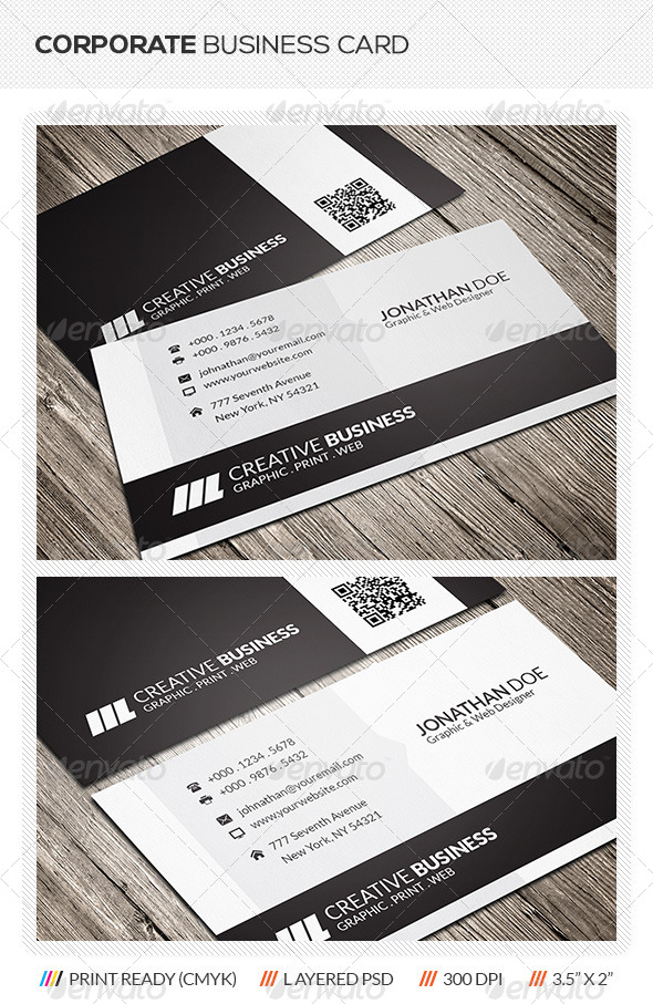 Corporate Business Card - Corporate Business Cards