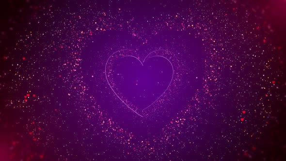 Hearty Love Background