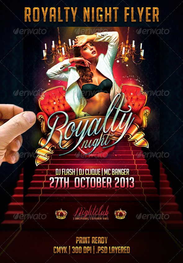 Royalty Night Flyer - Events Flyers