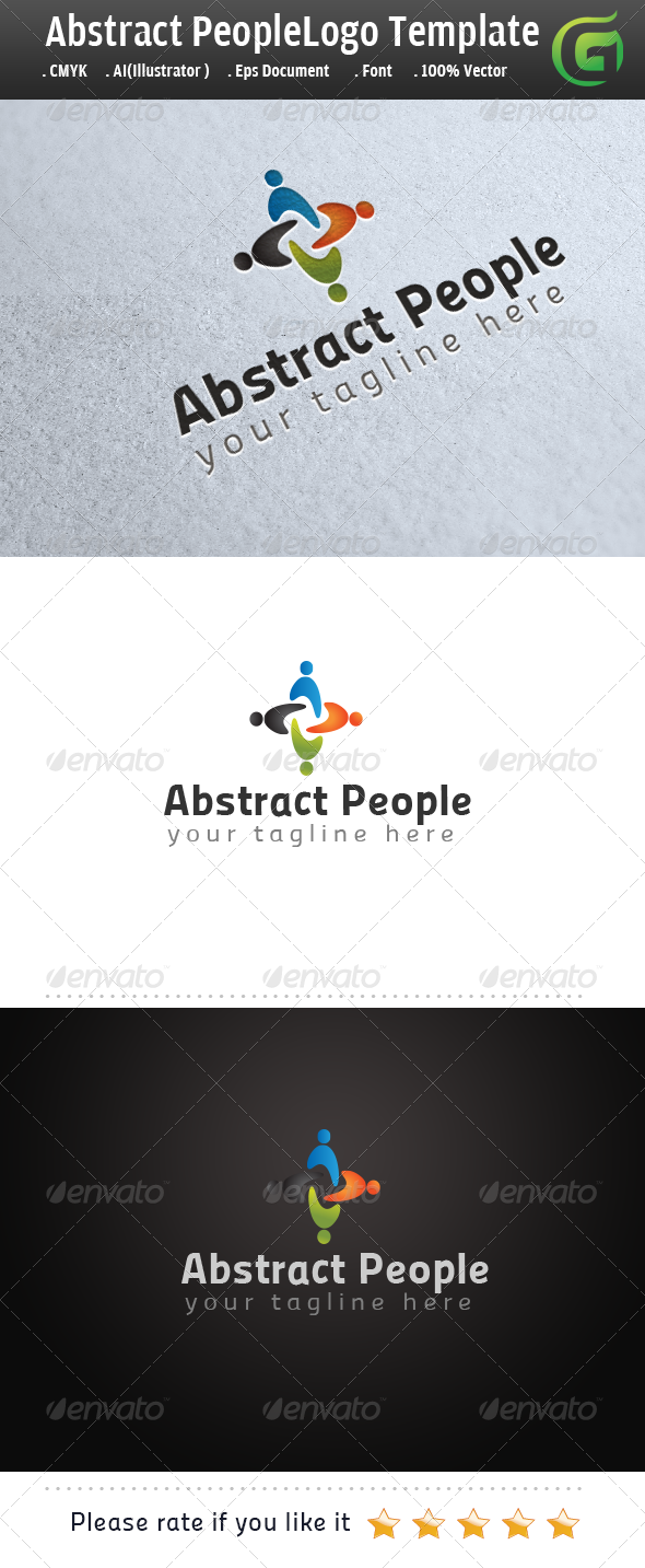 Abstract People - Humans Logo Templates