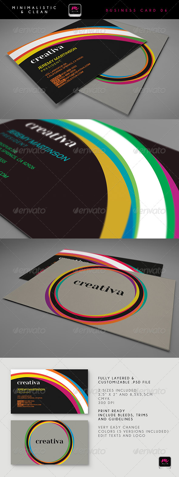 Clean Business Card Template 06 - Creative Business Cards