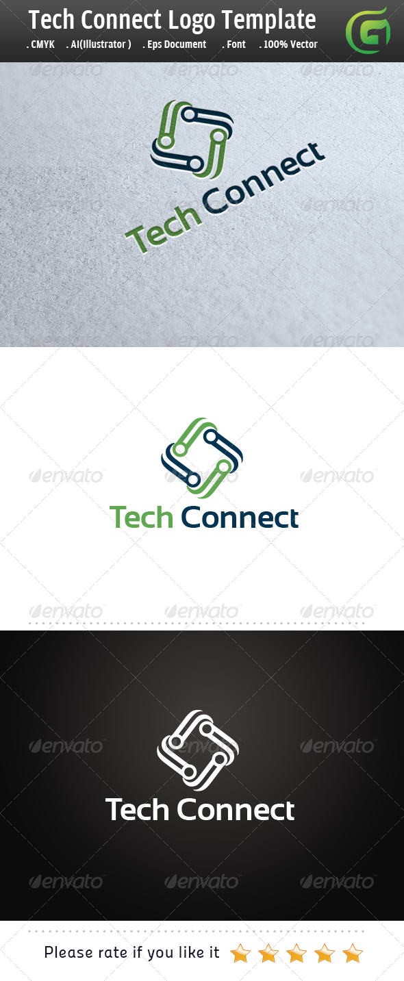 Tech Connect - Symbols Logo Templates