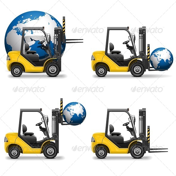 Vector Shipment Icons Set 19 - Industries Business