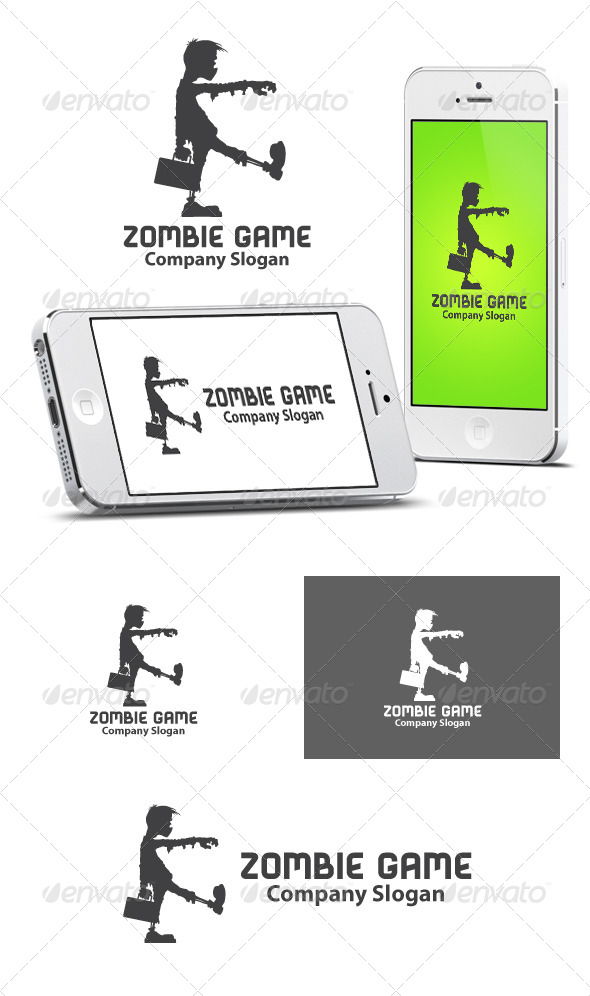 Zombie Game Logo - Humans Logo Templates
