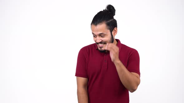 Shy Indian man alt