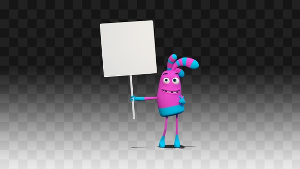 Toby Promotes the Board With Logo alt