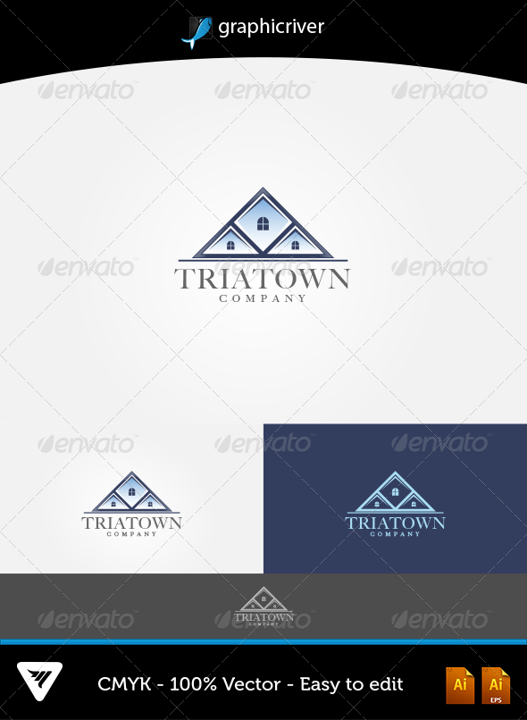 TriaTown Logo - Logo Templates