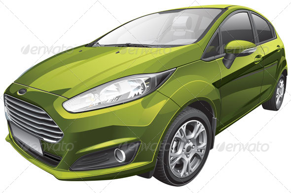 American Minicar - Objects Vectors