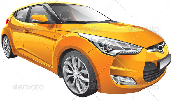 Korean Hot Hatch - Vectors