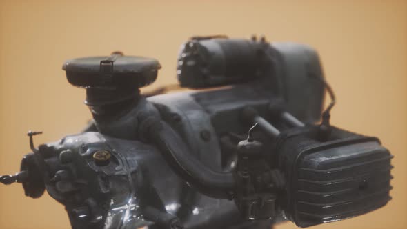 Old Rustet Opposite Engine alt