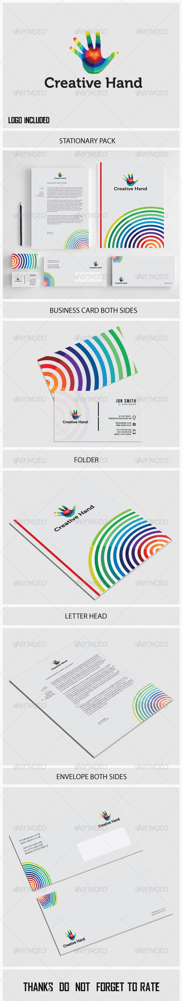 Creative Stationary & Identity - Stationery Print Templates