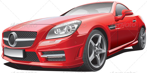 European Compact Roadster - Vectors
