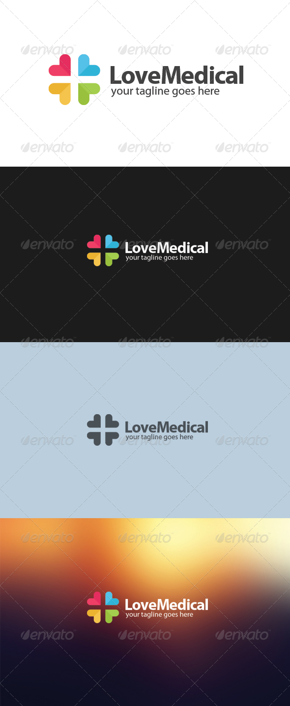 Love Medical Logo - Symbols Logo Templates