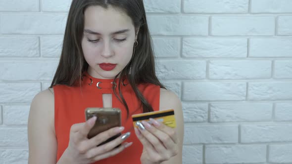 Payment by credit card on a smartphone alt