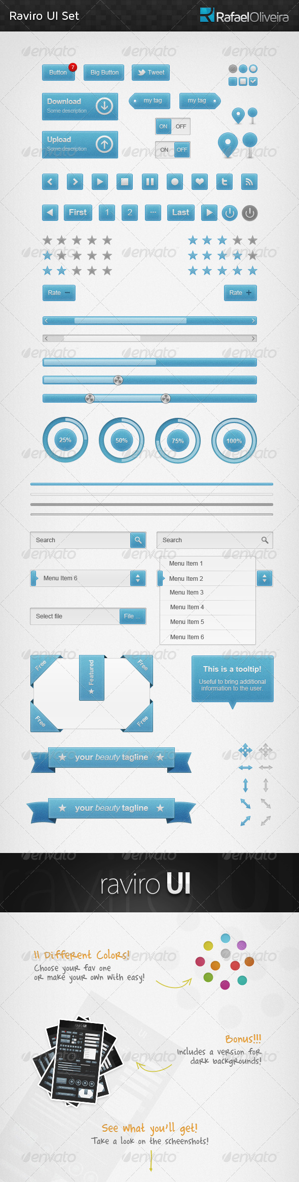 Raviro Ui Set - Premium User Interface Elements