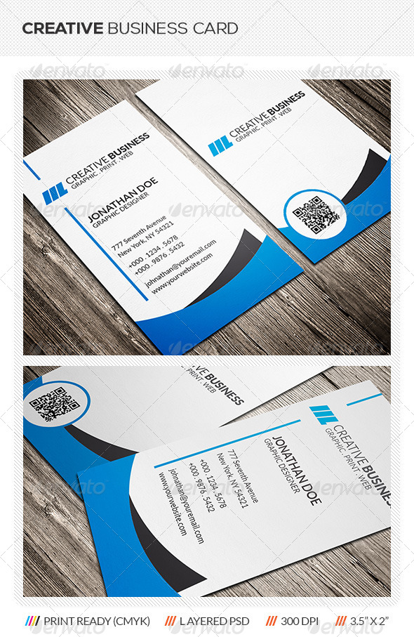 Creative Corporate Business Card - Creative Business Cards