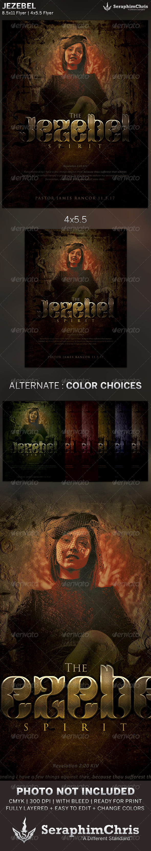 Jezebel: Church Flyer Template - Church Flyers